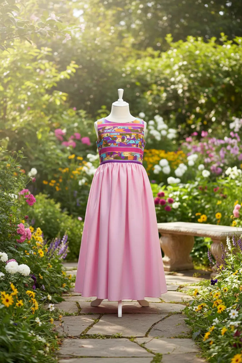 Gio's Collection Girls Princess Party & Flower Girl Dress - Babydoll Princess