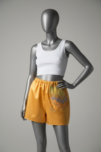 Premium Embellished Gold Shorts - Mannequin with Top